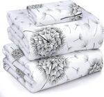 Floral Percale Cotton Bedding Set