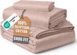 Queen White Sateen Egyptian Cotton Sheet Set