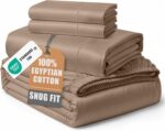 Queen White Sateen Egyptian Cotton Sheet Set