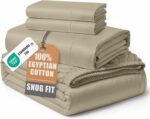 Queen White Sateen Egyptian Cotton Sheet Set