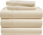 Queen White Sateen Egyptian Cotton Sheet Set