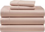 Queen White Sateen Egyptian Cotton Sheet Set