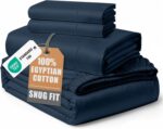 Queen White Sateen Egyptian Cotton Sheet Set