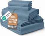 Queen White Sateen Egyptian Cotton Sheet Set