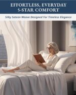 Queen White Sateen Egyptian Cotton Sheet Set