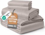 Queen White Sateen Egyptian Cotton Sheet Set