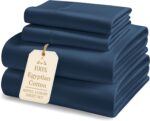 Queen White Sateen Egyptian Cotton Sheet Set