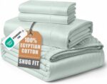 Queen White Sateen Egyptian Cotton Sheet Set