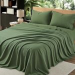 Linen Blend Light Grey Flat Sheet