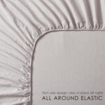 Linen Blend Light Grey Flat Sheet