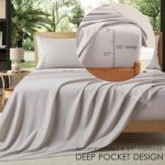 Linen Blend Light Grey Flat Sheet