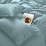 Linen Blend Light Grey Flat Sheet