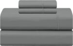 Luxury Blue Striped Sateen Sheet Set