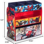 Spider-Man Kids' Multi-Bin Toy Organizer - Hình 8