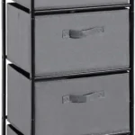 Beige 3-Drawer Fabric Storage Cart - Hình 13