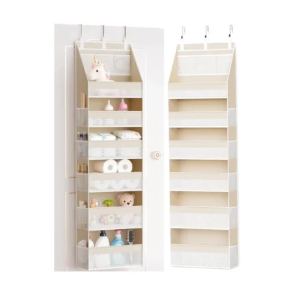 Beige Over-the-Door Organizer
