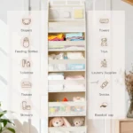 Beige Over-the-Door Organizer - Hình 9