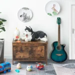Rustic Farmhouse Storage Chest - Hình 6