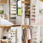 Beige Over-the-Door Organizer - Hình 7