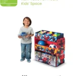 Spider-Man Kids' Multi-Bin Toy Organizer - Hình 3