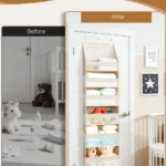 Beige Over-the-Door Organizer - Hình 8