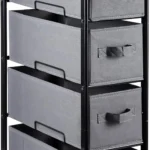 Beige 3-Drawer Fabric Storage Cart - Hình 16