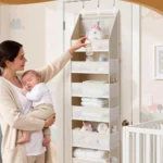 Beige Over-the-Door Organizer - Hình 3