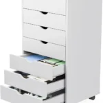Black Mobile Storage Cabinet - Hình 8