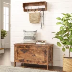Rustic Farmhouse Storage Chest - Hình 7