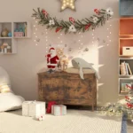 Rustic Farmhouse Storage Chest - Hình 5