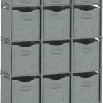 Gray 9-Cube Fabric Storage Organizer - Hình 12