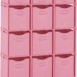 Gray 9-Cube Fabric Storage Organizer - Hình 9