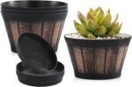 Whiskey Barrel Planters