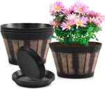 Whiskey Barrel Planters