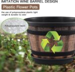 Whiskey Barrel Planters