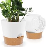 Black Self-Watering Planters