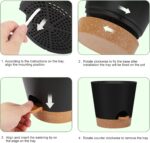 Black Self-Watering Planters