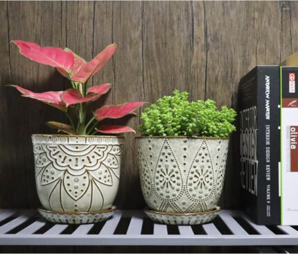 Bohemian Ceramic Planters
