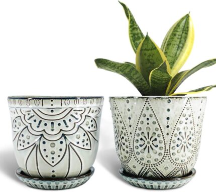Bohemian Ceramic Planters