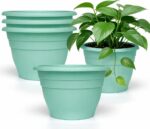 Durable Grey Plastic Planters