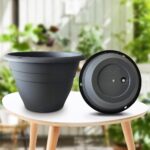 Durable Grey Plastic Planters
