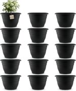 Durable Grey Plastic Planters
