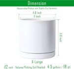 Large White Ceramic Planter