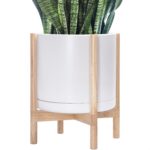 Modern White Ceramic Planter