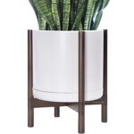 Modern White Ceramic Planter