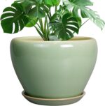 Ocean Blue Ceramic Planter