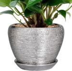 Ocean Blue Ceramic Planter