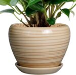 Ocean Blue Ceramic Planter