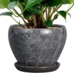 Ocean Blue Ceramic Planter