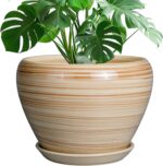 Ocean Blue Ceramic Planter